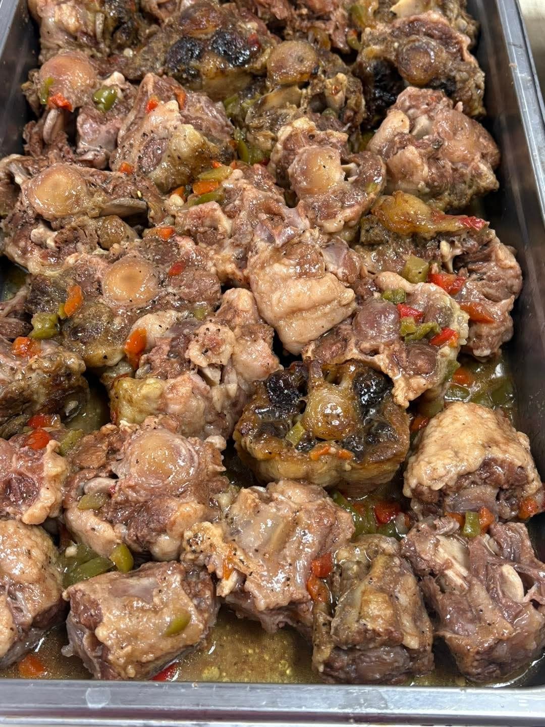 Smothered ox-tails